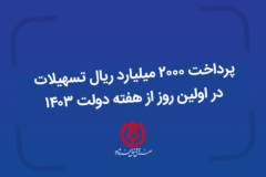 پرداخت ۲۰۰۰ میلیارد ریال تسهیلات در روز نخست هفته دولت توسط صندوق قرض الحسنه شاهد