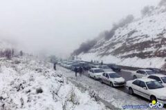آخرین وضعیت جوی و ترافیکی جاده های مواصلاتی کشور / بارش برف و باران در ۱۱ استان