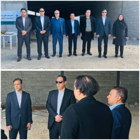 بازدیدعضو هیات مدیره پست بانک ایران از طرح تسهیلاتی احداث سردخانه و بسته بندی ۳هزار تنی شرکت توکا تجارت سبز زمین بازدیدعضو هیات مدیره پست بانک ایران از طرح تسهیلاتی احداث سردخانه و بسته بندی ۳هزار تنی شرکت توکا تجارت سبز زمین