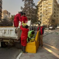 شهرداری منطقه یک آماده بارش برف در هفته پیش رو؛ افزایش دپوی شن برای رفع نیاز شهروندان