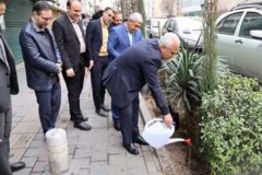 آیین درختکاری با حضور مدیرعامل شرکت نفت مناطق مرکزی ایران برگزار شد