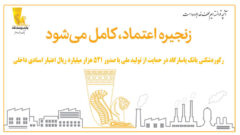 رکوردشکنی بانک پاسارگاد در حمایت از تولید ملی با صدور ۵۲۱ هزار میلیارد ریال اعتبار اسنادی داخلی