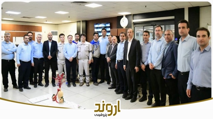 مدیرعامل شرکت پتروشیمی اروند عید فطر را در کنار کارکنان سپری کرد