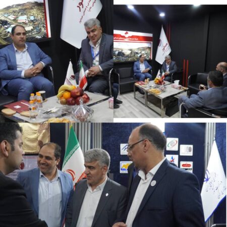 بازدید مدیر کل دفتر نظارت بر وزارت صمت از غرفه صبانور بازدید مدیر کل دفتر نظارت بر وزارت صمت از غرفه صبانور