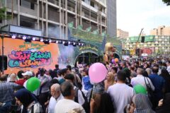 اجرای طرح جهادی پاکسازی محور اجتماع بزرگ امام رضایی ها در میدان ولیعصر