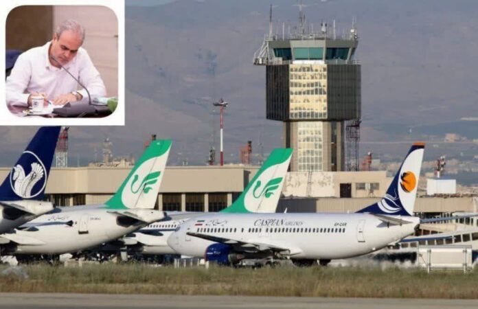 توقف ۵ ساعته پروازهای فرودگاه بین‌المللی مهرآباد در روز چهاردهم خرداد ماه