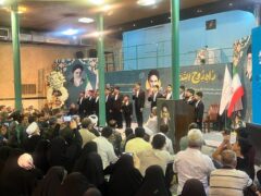مراسم بزرگداشت امام خمینی (ره) و شهدا در منطقه یک با شعار “امام امید و اقتدار”