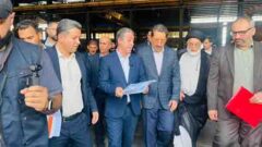 بازدید از طرح های فولاد زاگرس ایوان، نورد ایوان غرب و صنایع شیمیایی ایوان