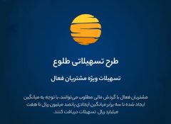 ارائه تسهیلات طرح طلوع ویژه مشتریان فعال بانک ایران زمین