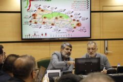 حضور شهردار تهران در قرارگاه مردمی ایران منطقه۴ به جهت تعیین وضعیت آسیب دیدگان از جنگ