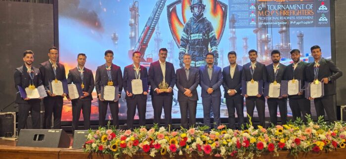 پتروشیمی زاگرس با اقتدار قهرمان ششمین المپیاد آتش نشانان وزارت نفت شد