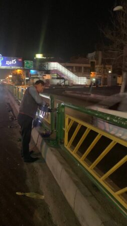 اتمام عملیات بهسازی مسیر ویژه BRT بزرگراه شهید سلیمانی