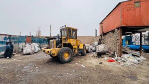 جمع‌آوری ۱۸۰۰ کیلوگرم پسماند خشک از مراکز غیرمجاز در محدوده ناحیه ۳