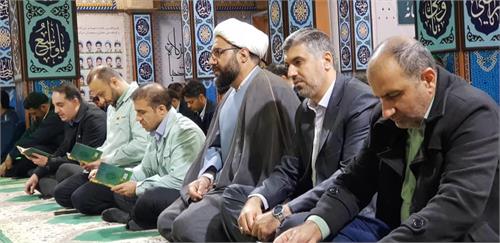 مراسم زیارت عاشورای دوشنبه‌‌های شهدایی برگزار شد