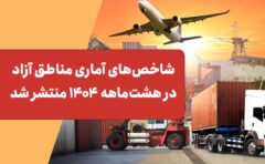 شاخص‌های آماری مناطق آزاد در هشت‌ماهه ۱۴۰۴ منتشر شد