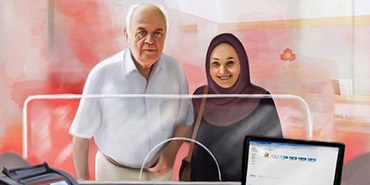 تكریم سالمندان در شعب بانك ملت با اجرای طرح منزلت