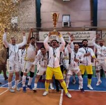 قهرمانی تیم فوتسال بانک سامان در مسابقات فوتسال کارگزی