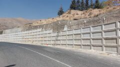 یک هزار متر مربع از دیواره ریزشی شهرک صدف پایدارسازی شد