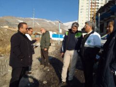 بازدید میدانی از ساخت‌وسازهای غیرمجاز در مسیر آب‌های سطحی مرادآباد