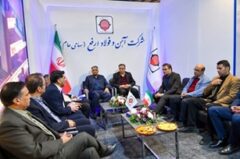 بازدید رئیس نظام مهندسی معادن کشور از غرفه ارفع