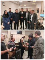 بازدید سرزده مدیرعامل بانک سپه از شعبه سهروردی جنوبی