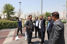 نظارت بر آماده سازی مسیر مراسم جشن امام رضایی ها