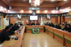 جلسه هماهنگی میزبانی از زائران مراسم تشییع «رهبر شهید» با حضور مسئولان سپاه حضرت عباس(ع) استان اردبیل برگزار شد