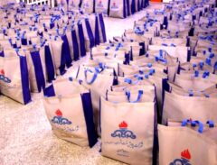 اهدای ۱۰۰ بسته معیشتی به خانواده‌های کم‌برخوردار روستاهای اطراف پالایشگاه