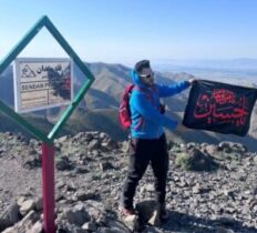 ادامه مسیر «سیمرغ ایران» به یاد شهدای وطن؛ فتح بام‌های زنجان و سمنان توسط کوهنورد اروندی